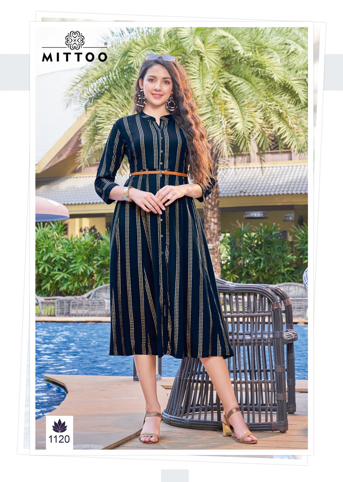 Mittoo Belt 10 Printed Designer Wholesale Party Wear Kurtis
